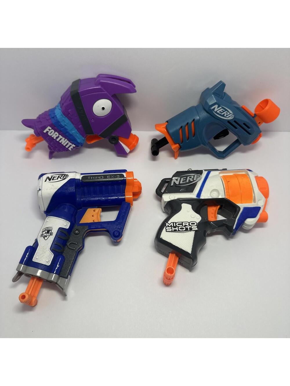 Nerf Single Shot Gun Lot Of 4